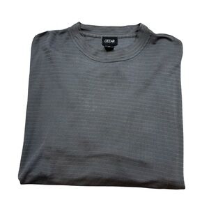 Mens Vintage Cezar Silk Blend Long Sleeve Ribbed Top Size‎ XL